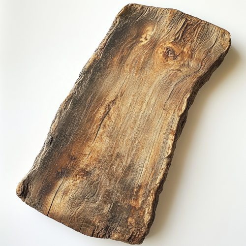 Natural Wood Chopping Board for Rustic Candle Display