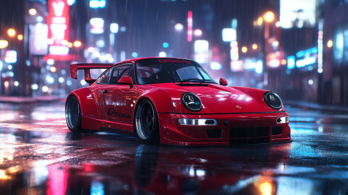 Need for Speed-style Porsche 911 GT, facelift, wide body. Need for Speed-style Porsche 911 GT, facelift, wide body.