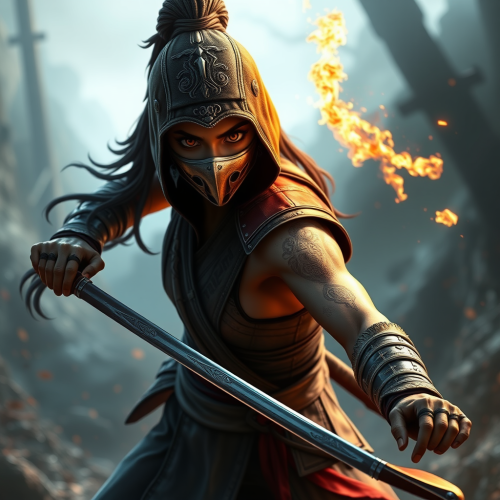 Nitara from Mortal Kombat Game