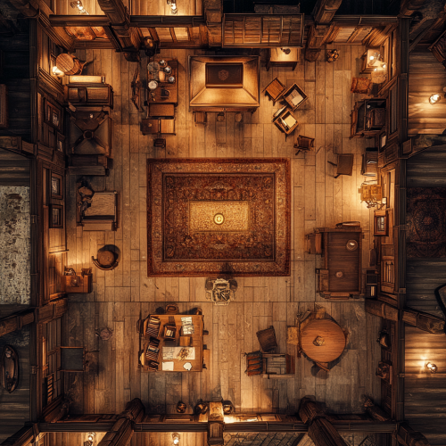 Old House's Main Floor Battle Map View