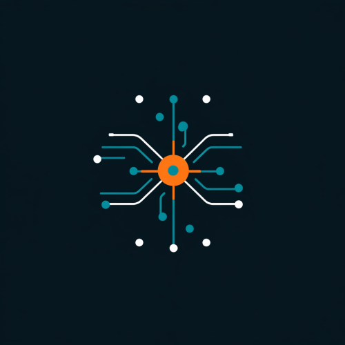 PC Doctor Logo: Simple circuit lines, orange accent.