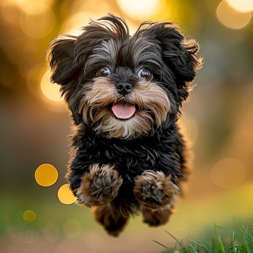 Pixar puppy running on grass towards camera. Pixar puppy running on grass towards camera.