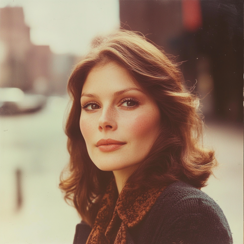 Portrait of a Beautiful Woman in the 1970s
