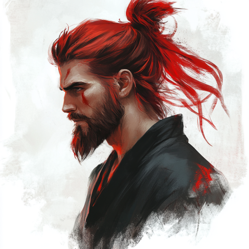 Portrait of a Half Dragon Rogue