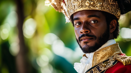Portrait of a Handsome Prince from Saint Kitts