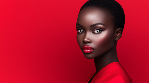 Portrait of a Kenyan woman