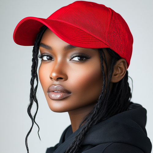 Professional Portrait of Strong Athletic Black Woman