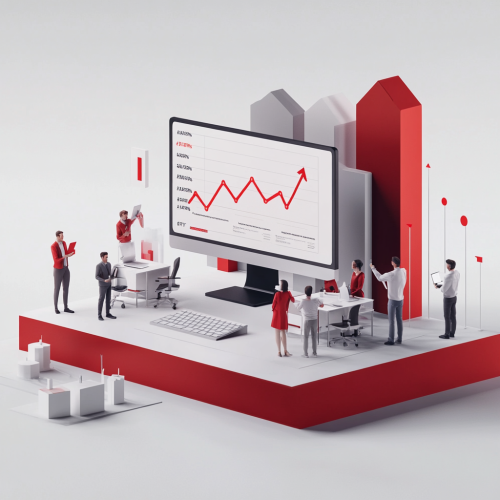 Professional team analyzing price increases with data analytics.