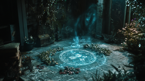 Protective Circle Around Crib Keeps Changelings Away