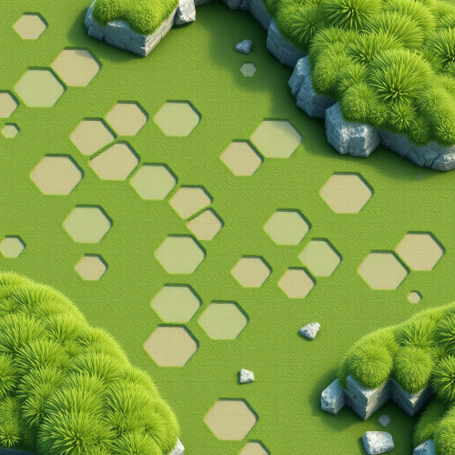 Realistic Grass Tiles for Ultra-Detailed Videogame Plains