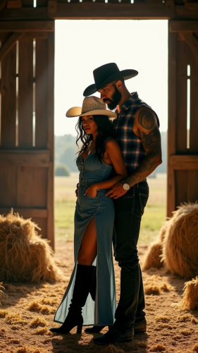 Rustic Romance in a Weathered Barn