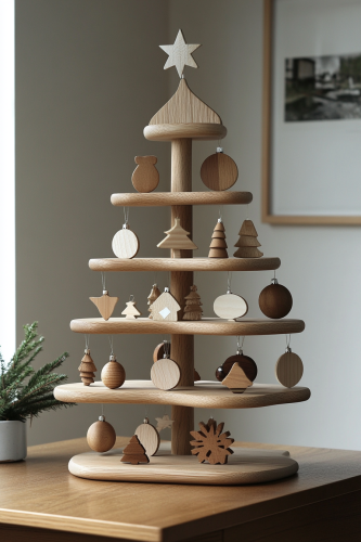 Scandinavian Inspired Mini Christmas Tree: Simple Elegance