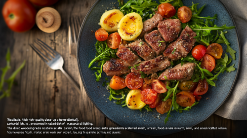 Scrumptious Oeufs Brouillés on Rustic Wooden Table