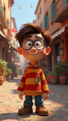 Searching for Waldo at Pixar-style market. Searching for Waldo at Pixar-style market.