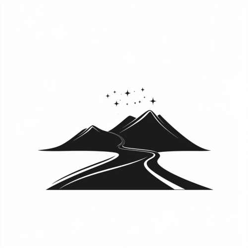 Simple photo studio logo symbolizing 'Smooth Road'