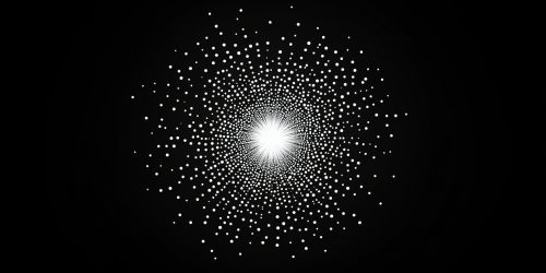 Snowflakes on black background, perfect for vector tracing.