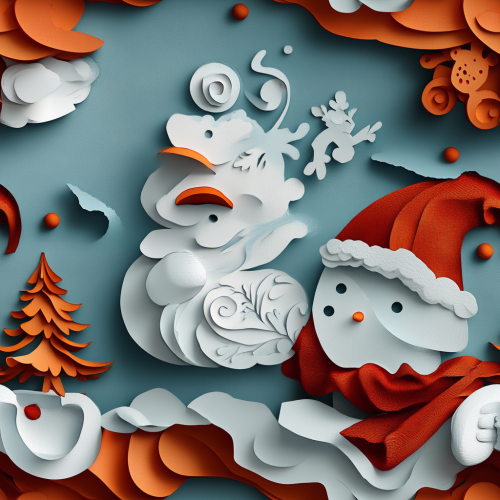 Snowman's Surprise Sip: Christmas Coffee Chaos