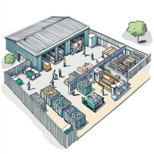 Sorting Plastic at Recycling Facility: A Blueprint