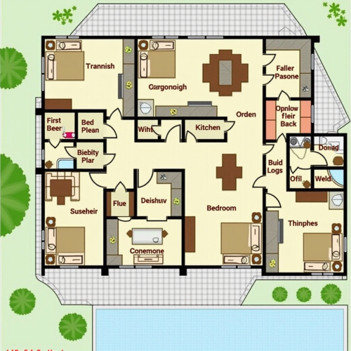 South-Facing Two-Floor House with Ample Bedrooms