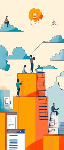 Startup tackles marketing challenges with minimalism cartoon.