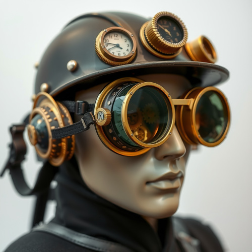Steampunk goggles in a cool and unique design.