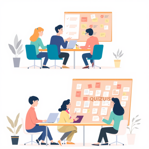 Students Collaborating and Brainstorming in Study Session