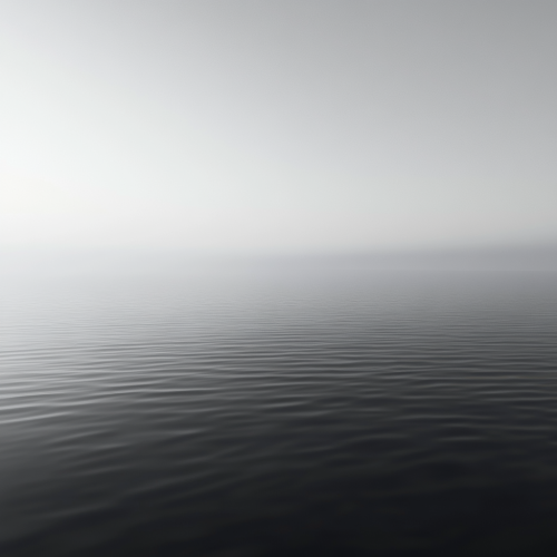 Stunning water reflection on gradient studio background beauty contrast calm.
