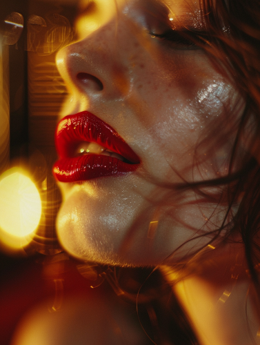 Women in Glamorous Party Setting