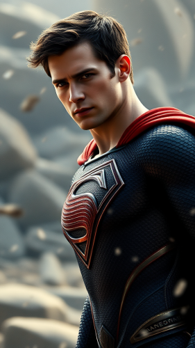 Superman: Henry Cavill in Man of Steel.