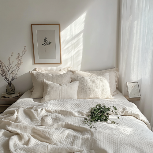 Taiwanese high-end bedroom: Modern, cozy, minimalist design