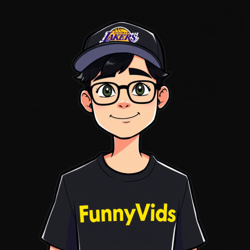 Teen Avatar with FunnyVids T-Shirt and Lakers Cap