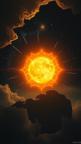 Ten suns shining on the Earth