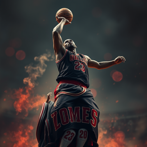 The 4K Image of Zombie LeBron James