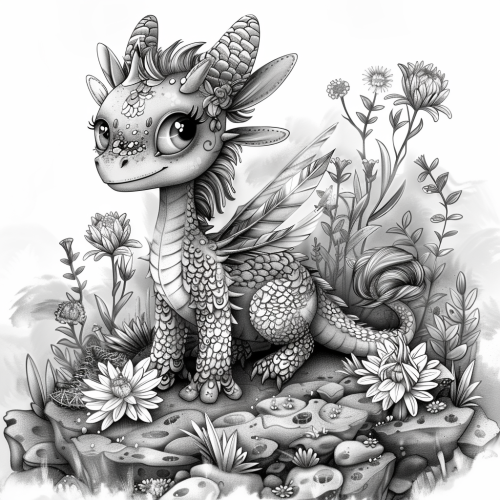 The Adorable Dragon in a Fairybook Realm