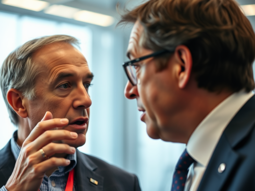 The Airbus CEO Arguing with an Unseen Person