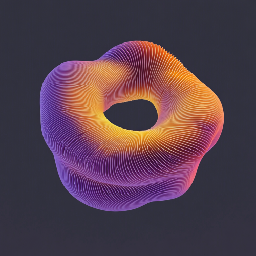 The Airy Donut with Gradient Colors