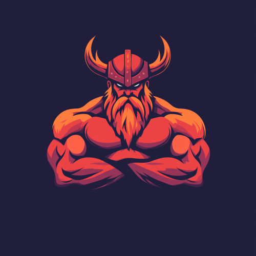 The Angry Tall Viking Logo