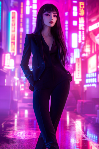 The Beautiful Cyberpunk Japanese Corporate Boss