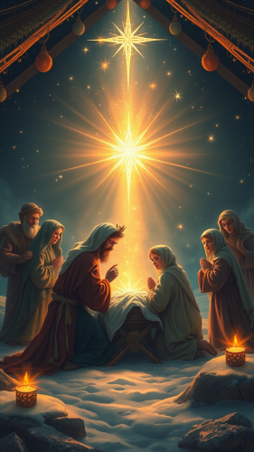The Beautiful Depiction of Jesus' Christmas Birth
