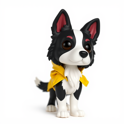 The Black and White Border Collie Funko Pop