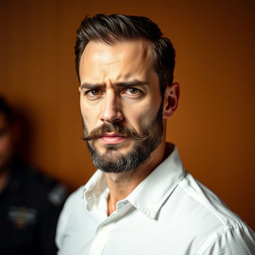 The Bodyguard in a White Shirt