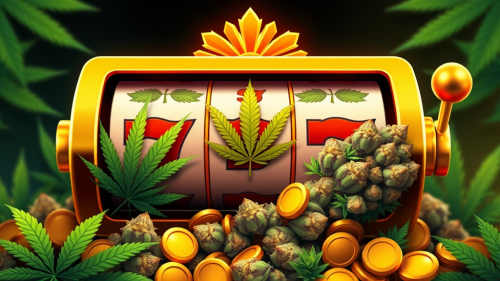The Casino Slot Overflowing with Cannabis Buds