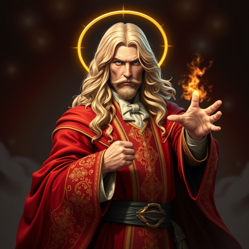 The Charismatic Sorcerer Casting a Magical Spell