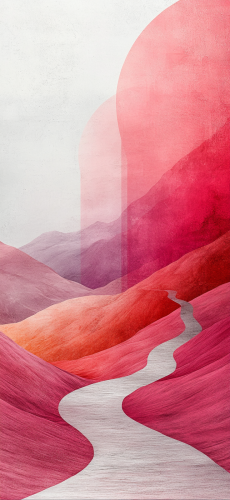 The Colorful Desert Dunes at Sunrise