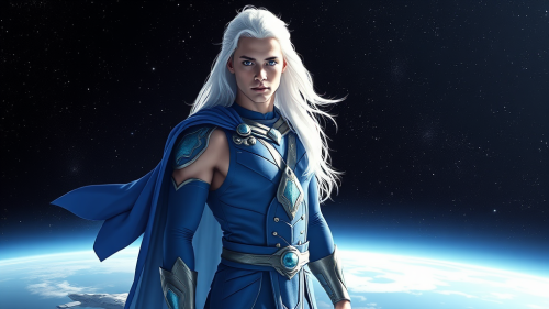 The Compassionate Pleiadian Commander with Tribal Aura