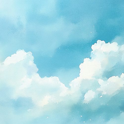 The Cute Clouds in the Daytime Sky