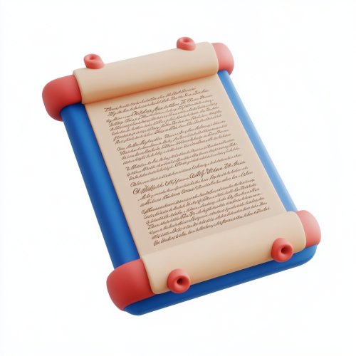 The Cute Declaration of Independence in Clay Style