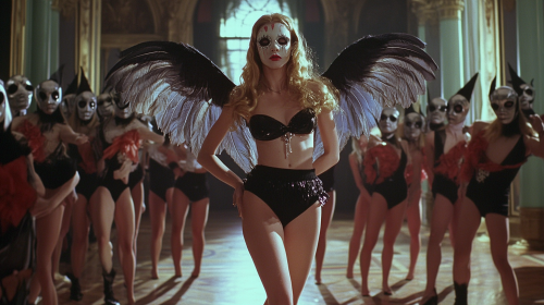 The Cyber Angel Amidst Mysterious Masquerade Members