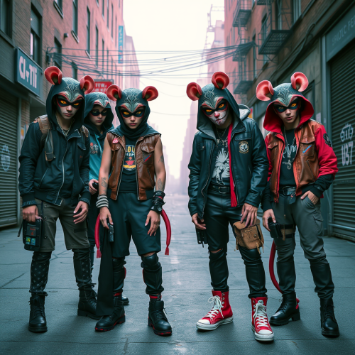 The Cyberpunk Kids Mimicking Street Rats