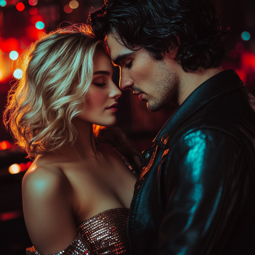 The Dance of Two Lovers Under Disco Lights